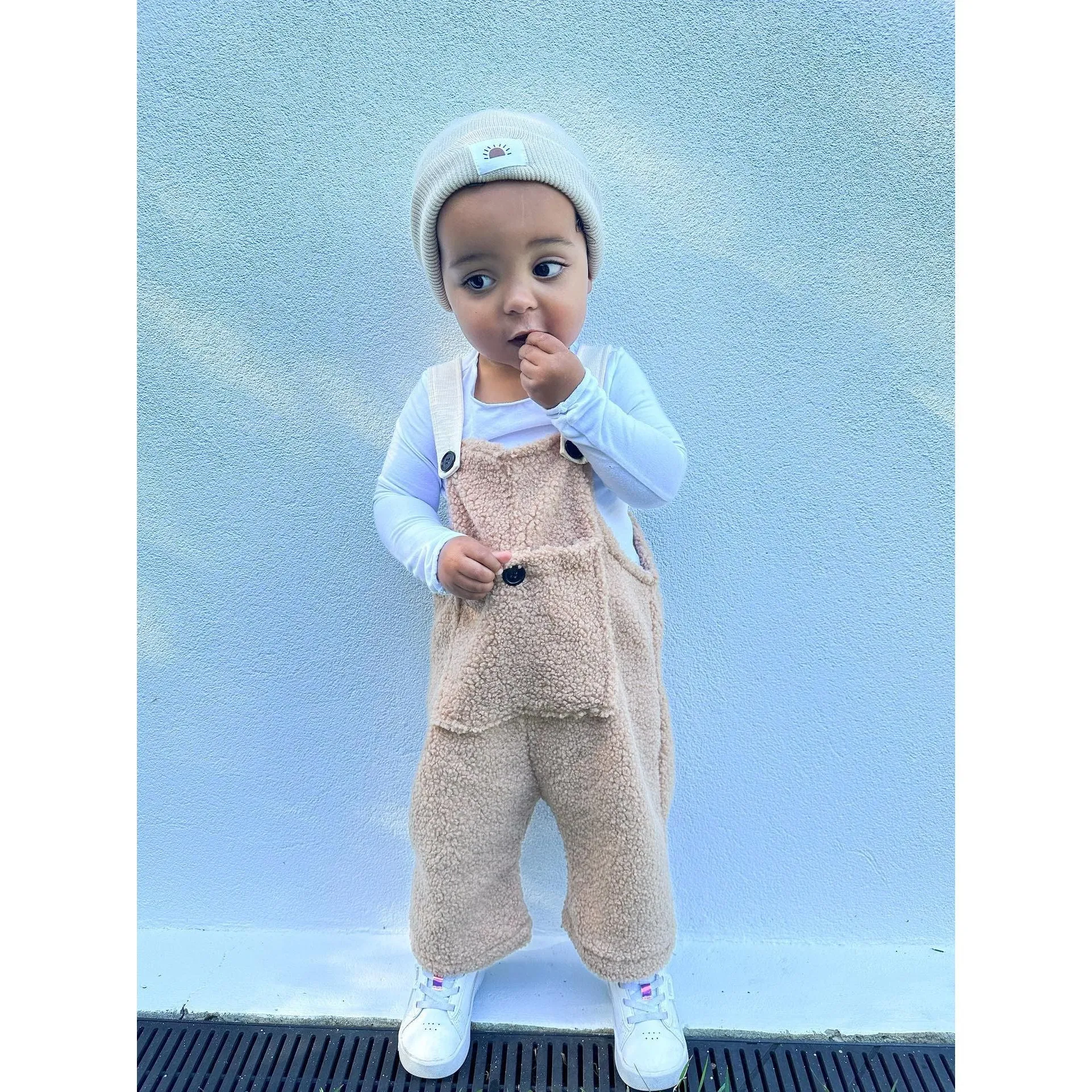 Fuzzy Bear Overalls