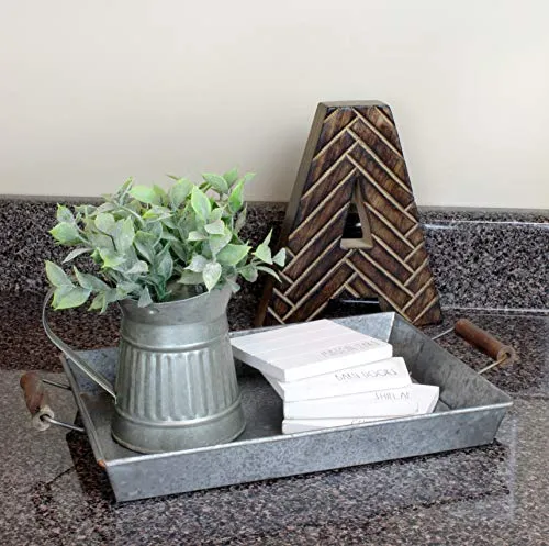 Galvanized Farmhouse Trays (Case of 12 Sets)