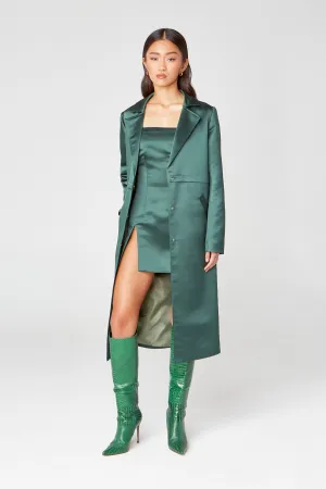 Green Longline Jacket