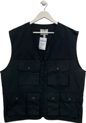 H&M Black Utility Gilet UK L