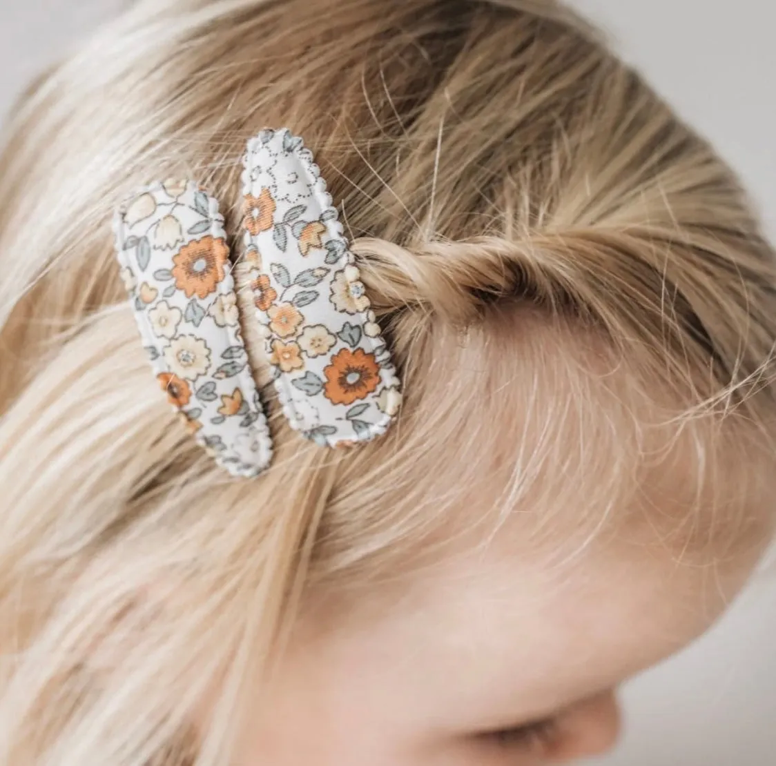 Hazel | Floral Hair clips