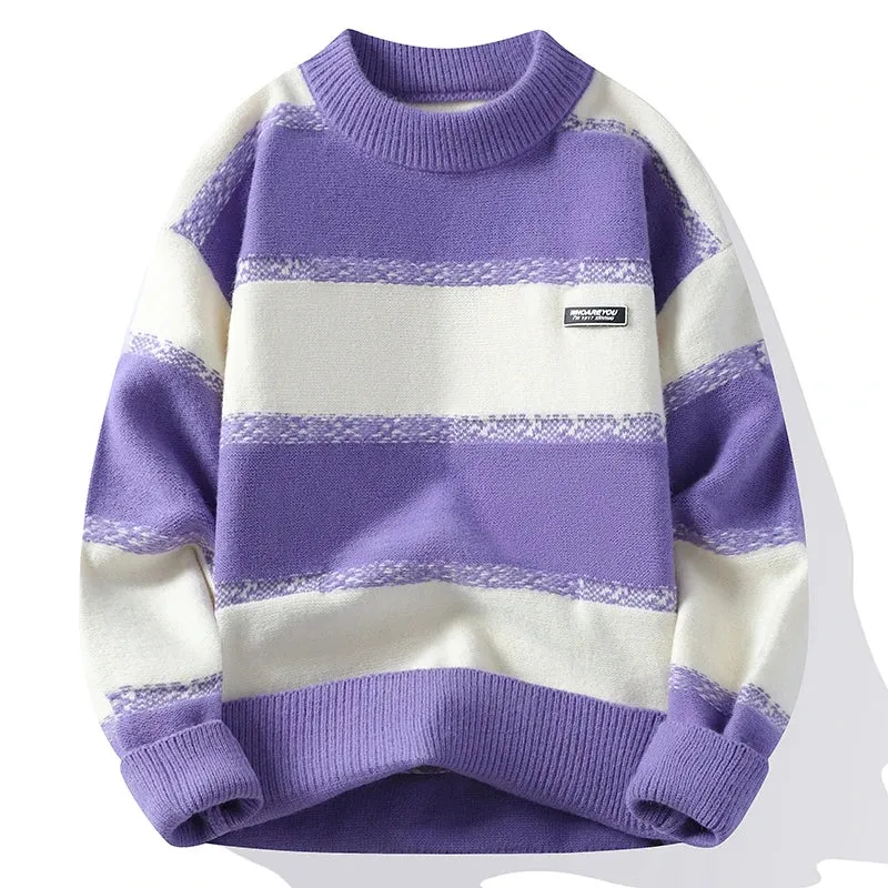 High End Luxury Cashmere Sweater Men 2024 New Fall Winter Soft Warm Mens Pullover Sweaters Korean Harajuku Male Christmas Jumper