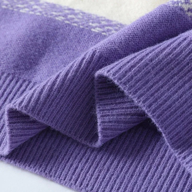 High End Luxury Cashmere Sweater Men 2024 New Fall Winter Soft Warm Mens Pullover Sweaters Korean Harajuku Male Christmas Jumper