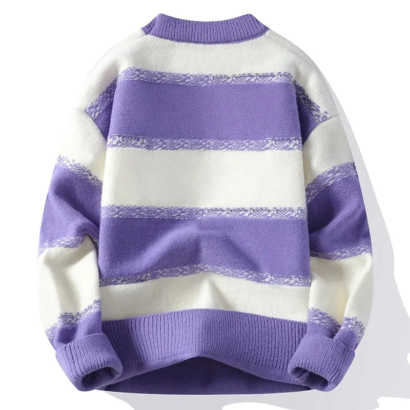 High End Luxury Cashmere Sweater Men 2024 New Fall Winter Soft Warm Mens Pullover Sweaters Korean Harajuku Male Christmas Jumper