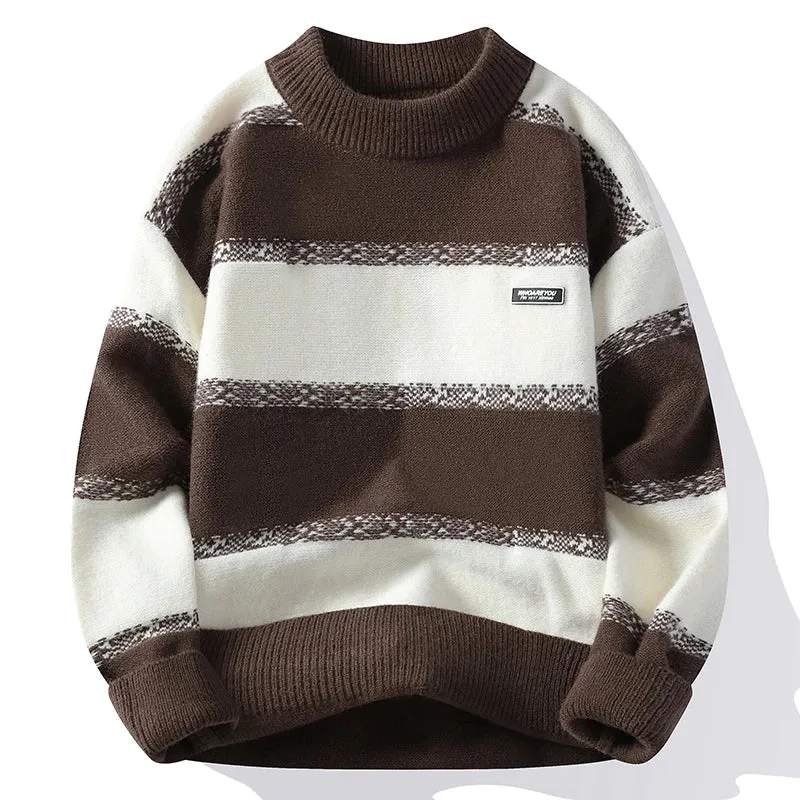 High End Luxury Cashmere Sweater Men 2024 New Fall Winter Soft Warm Mens Pullover Sweaters Korean Harajuku Male Christmas Jumper