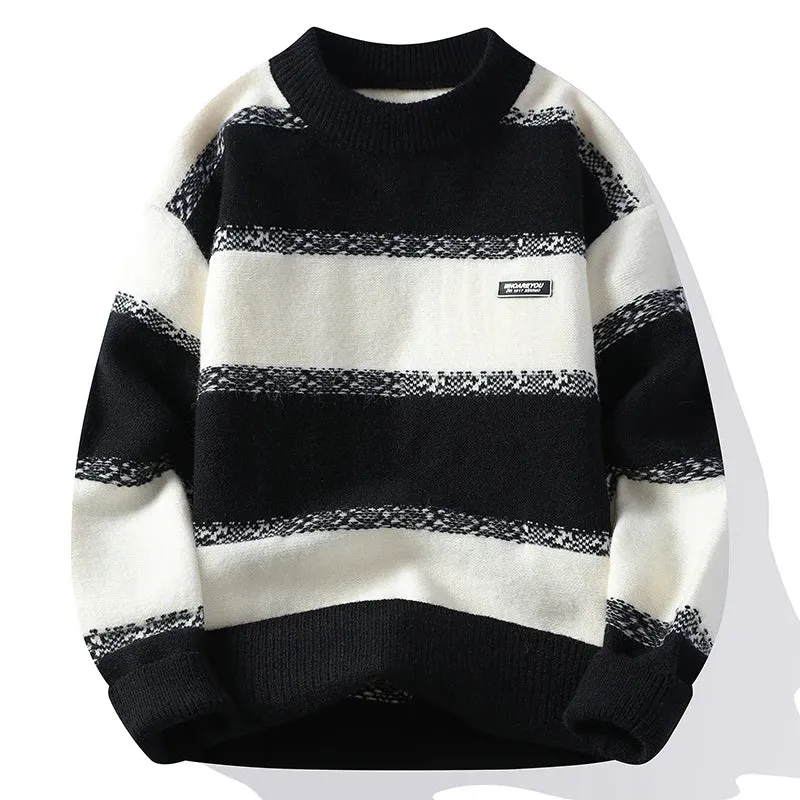 High End Luxury Cashmere Sweater Men 2024 New Fall Winter Soft Warm Mens Pullover Sweaters Korean Harajuku Male Christmas Jumper