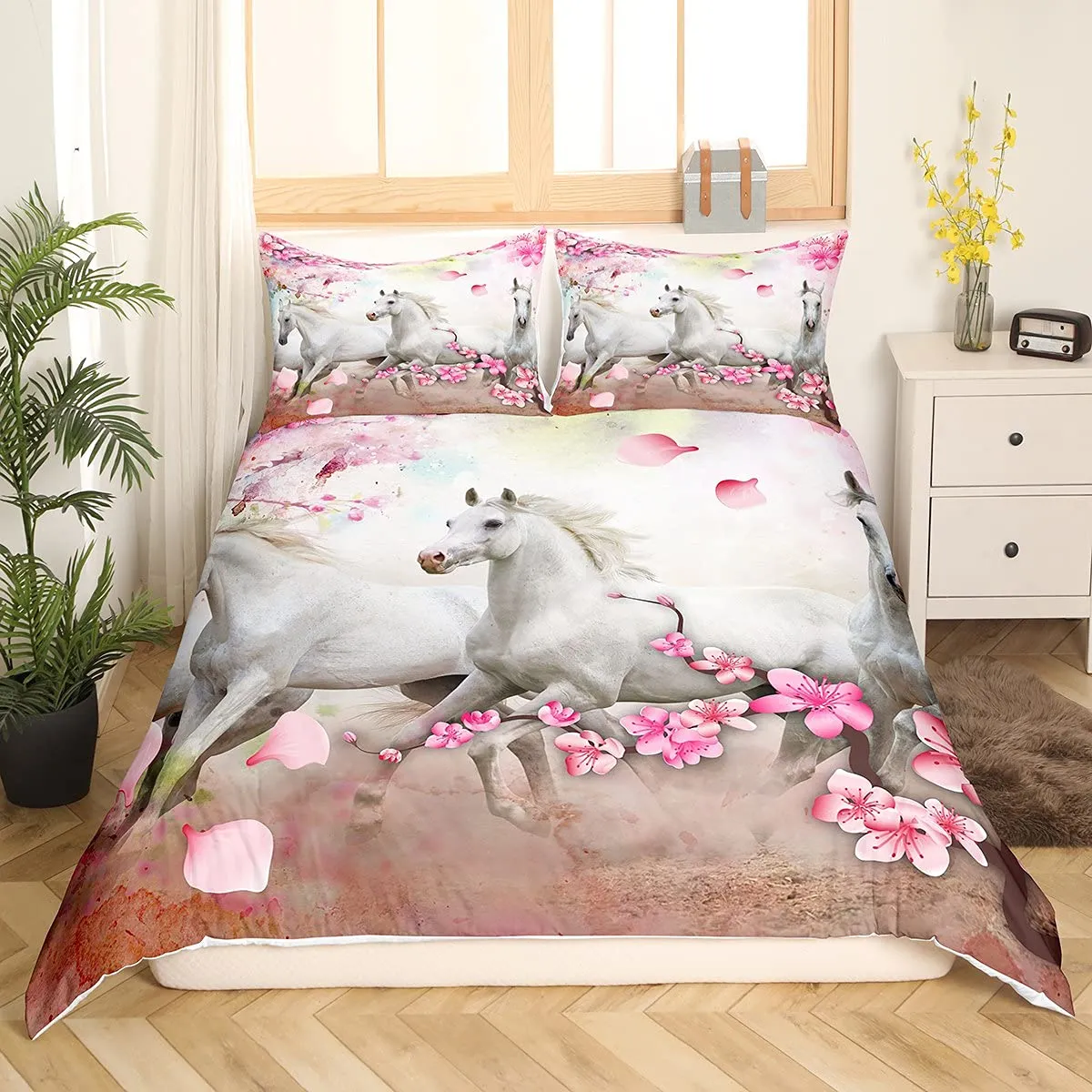Horses Bedding Sets - 10 Designs (All Sizes Available)