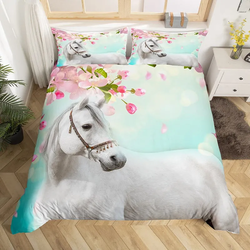 Horses Bedding Sets - 10 Designs (All Sizes Available)