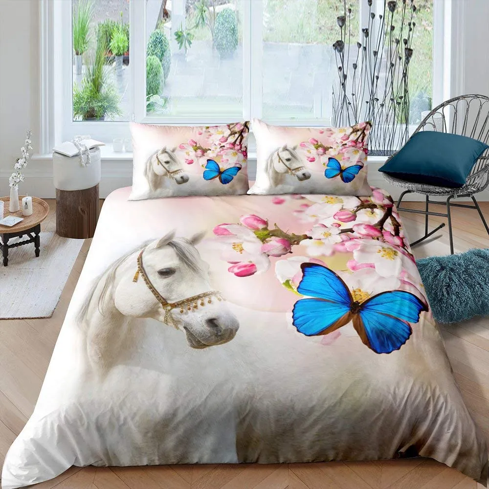 Horses Bedding Sets - 10 Designs (All Sizes Available)