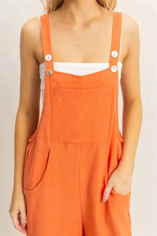 HYFVE Textured Wide Leg Overall