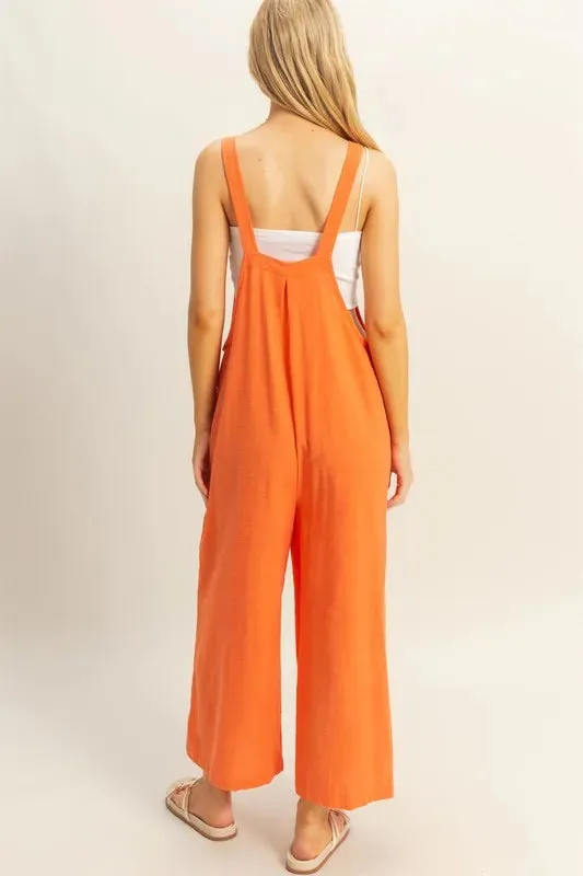 HYFVE Textured Wide Leg Overall