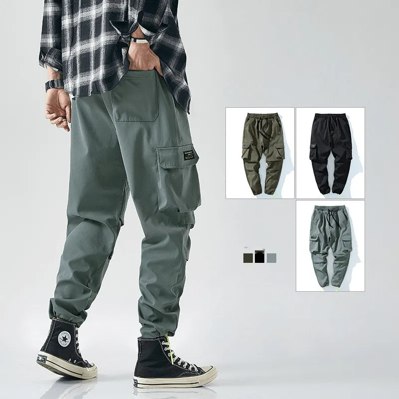 Japanese Men'S Overalls plus Casual Pants