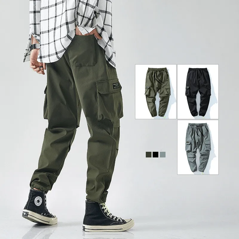 Japanese Men'S Overalls plus Casual Pants