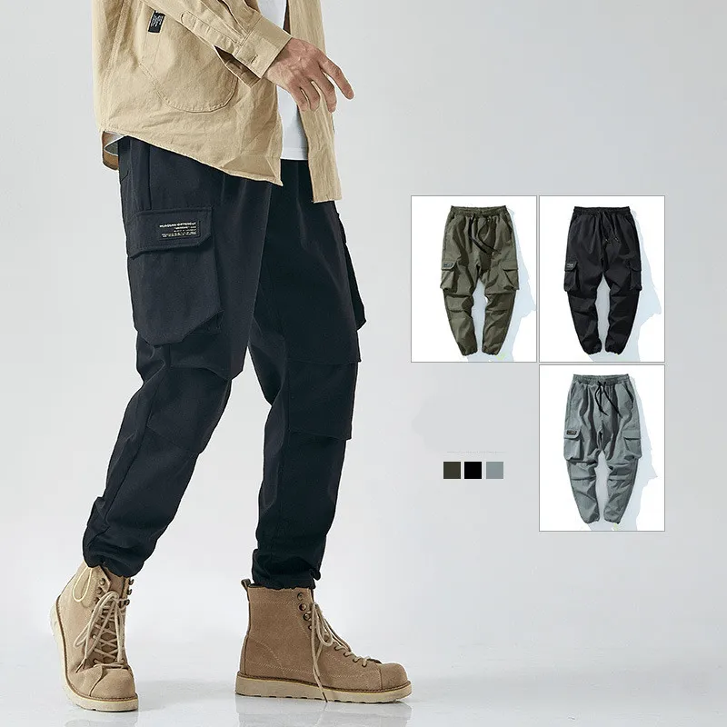 Japanese Men'S Overalls plus Casual Pants