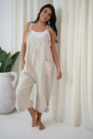 Jovie Baggy Jumpsuit | Beige