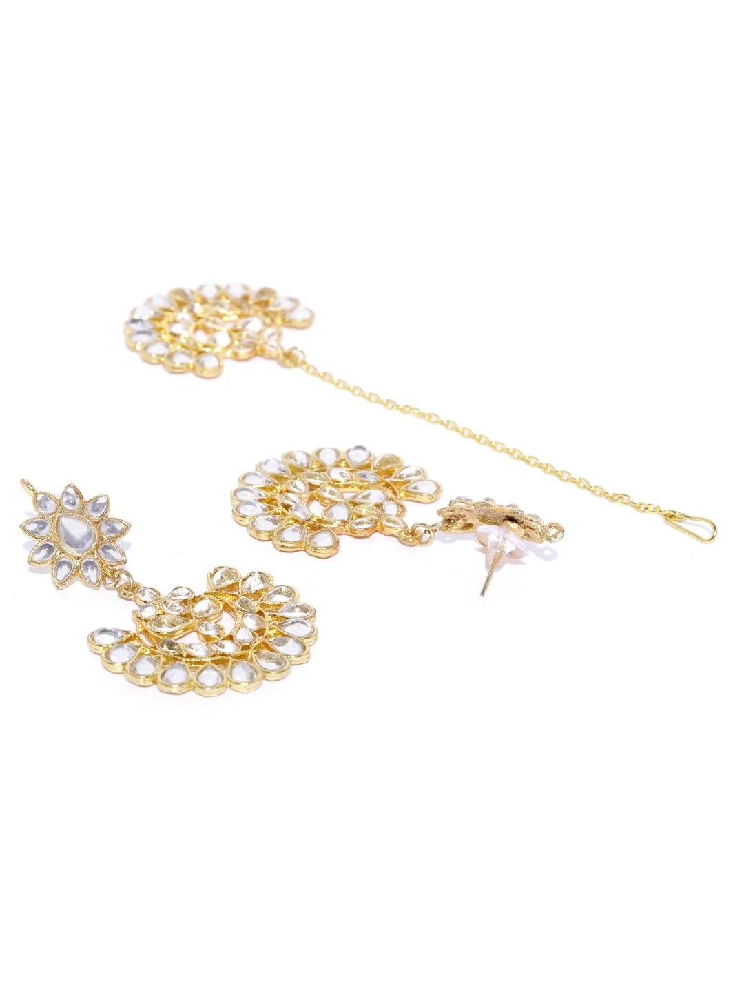 Karatcart Traditional Kundan Choker Necklace Set