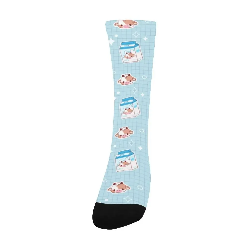 Kawaii Cow Socks for Comfortable All-Season Style