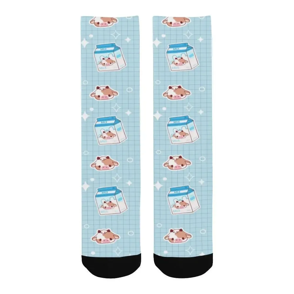 Kawaii Cow Socks for Comfortable All-Season Style