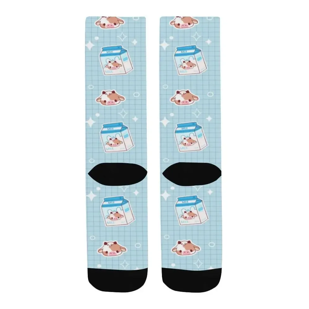 Kawaii Cow Socks for Comfortable All-Season Style