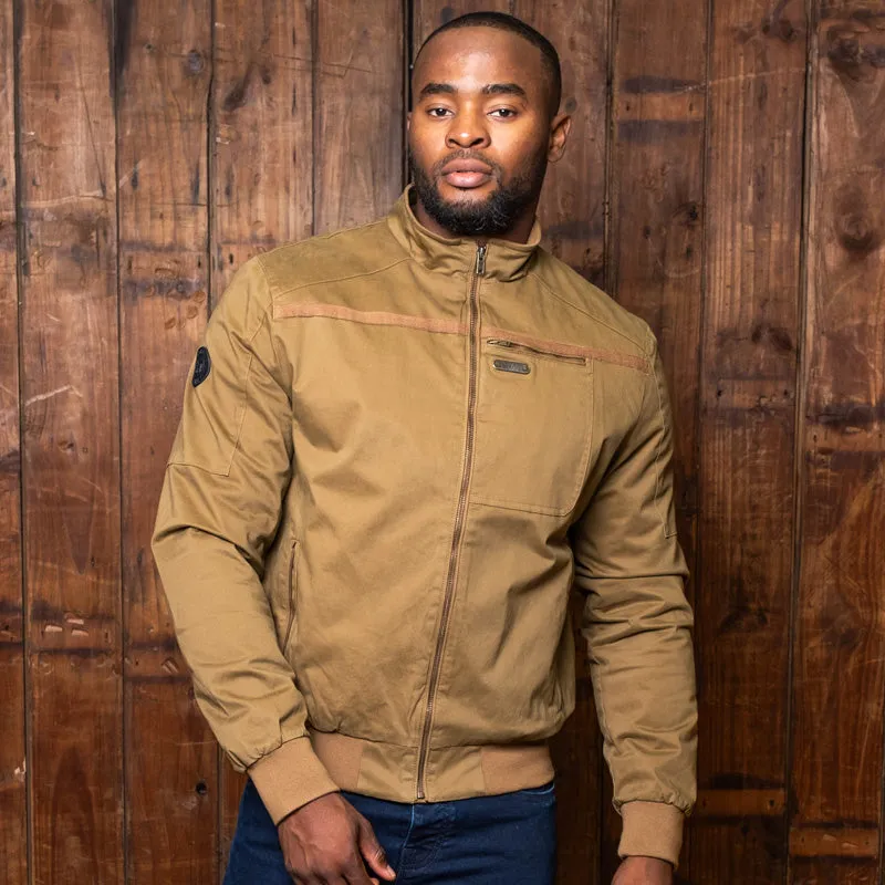 Kingsley African Luxury Harrington Jacket Olive
