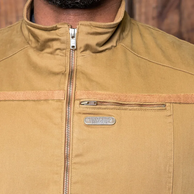 Kingsley African Luxury Harrington Jacket Olive