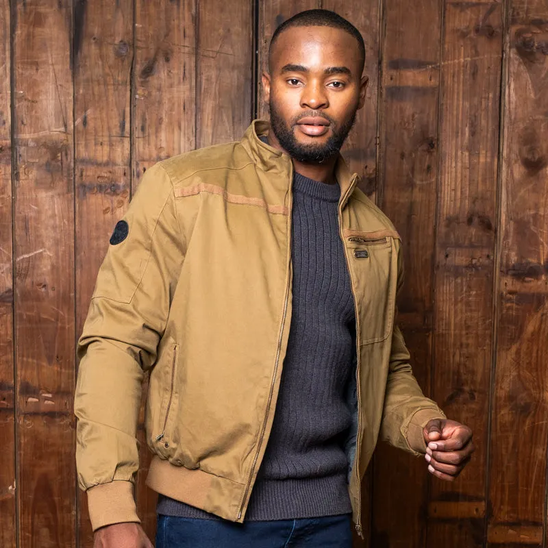 Kingsley African Luxury Harrington Jacket Olive