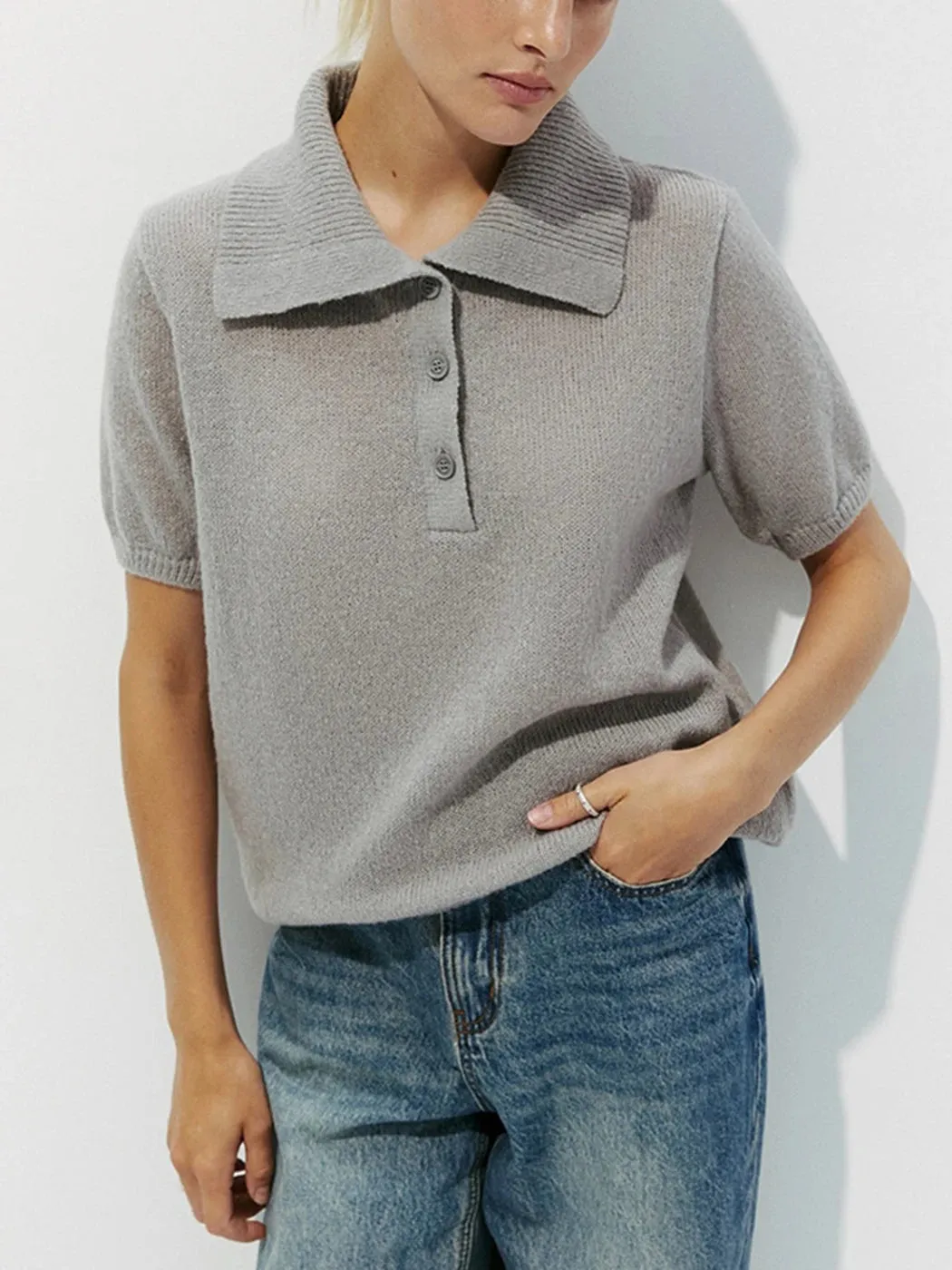 Knitted Short Sleeve T-Shirt Women Summer Casual Thin Sweater Pullovers 2025 Clothes Female Fashion Tees Tops T-Shirt