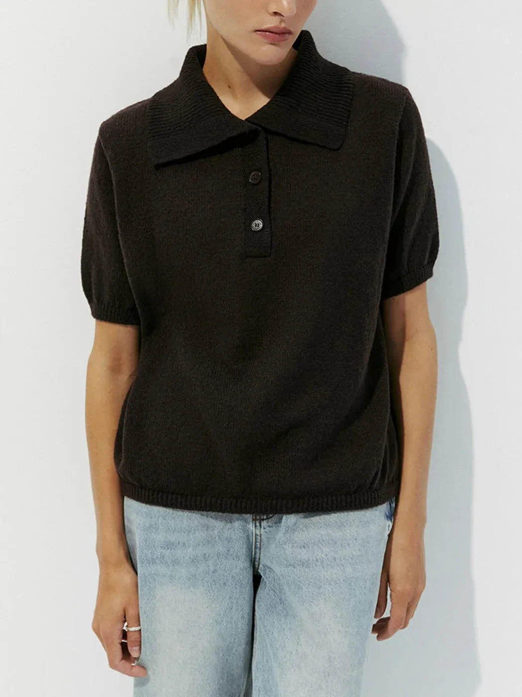 Knitted Short Sleeve T-Shirt Women Summer Casual Thin Sweater Pullovers 2025 Clothes Female Fashion Tees Tops T-Shirt