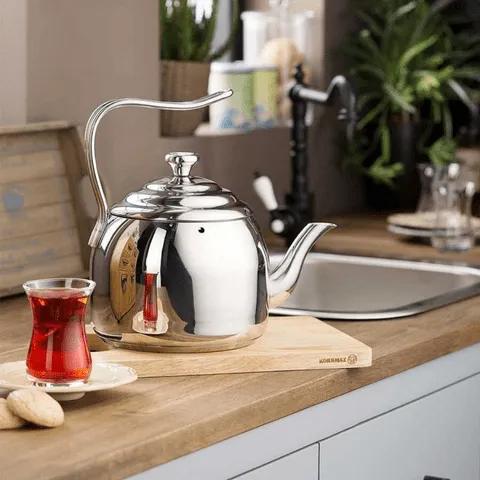 Korkmaz 2.7 Litre Droppa Tea Pot A054