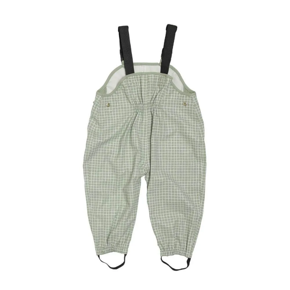 Kynd Baby Moss Grid Splashy Overalls