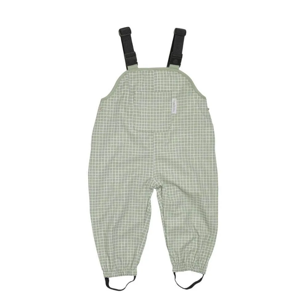 Kynd Baby Moss Grid Splashy Overalls