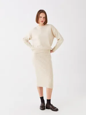 LC WAIKIKI Woman Waist Flat Knitwear Skirt