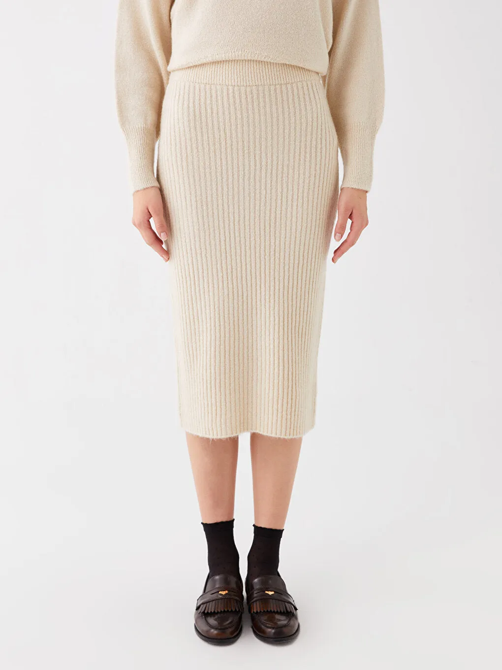 LC WAIKIKI Woman Waist Flat Knitwear Skirt