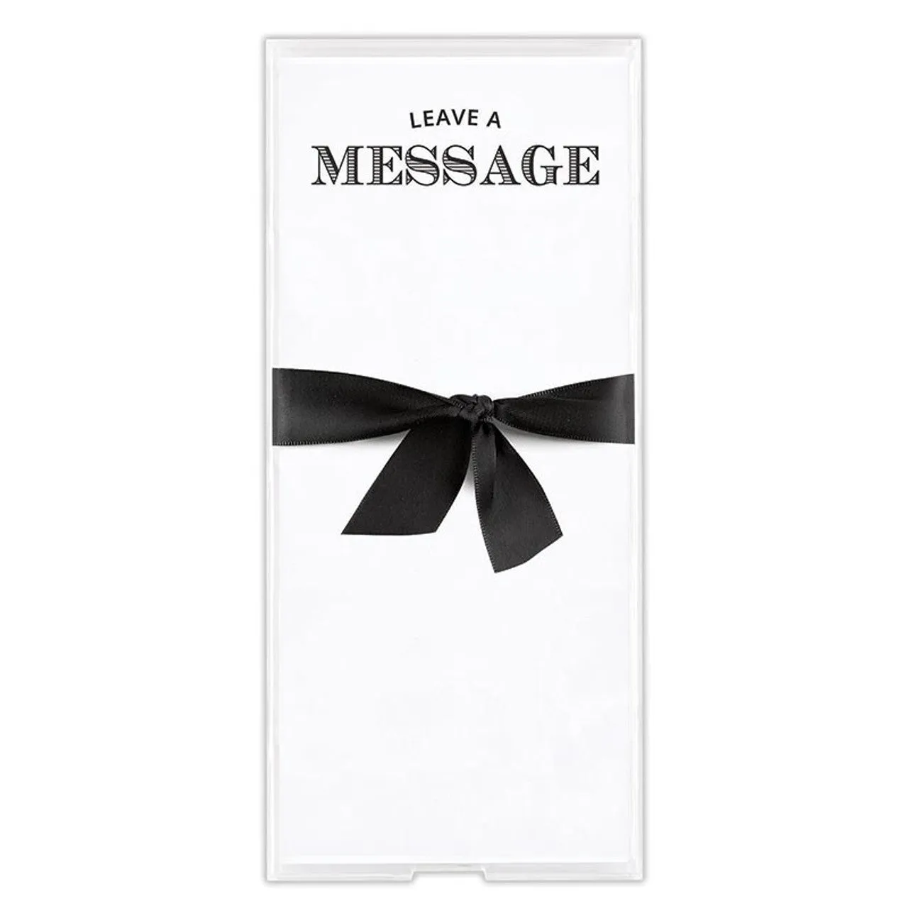 Leave a Message Notepad in Acrylic Tray