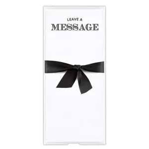 Leave a Message Notepad in Acrylic Tray