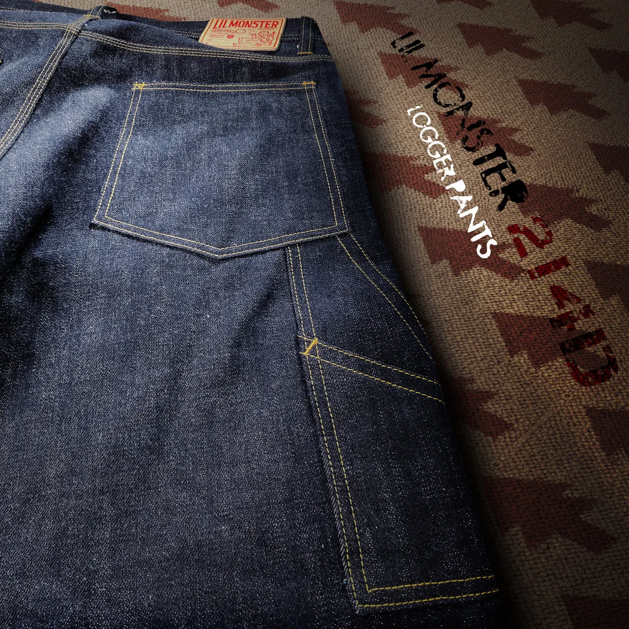 Lil Monster Overalls Logger Pants