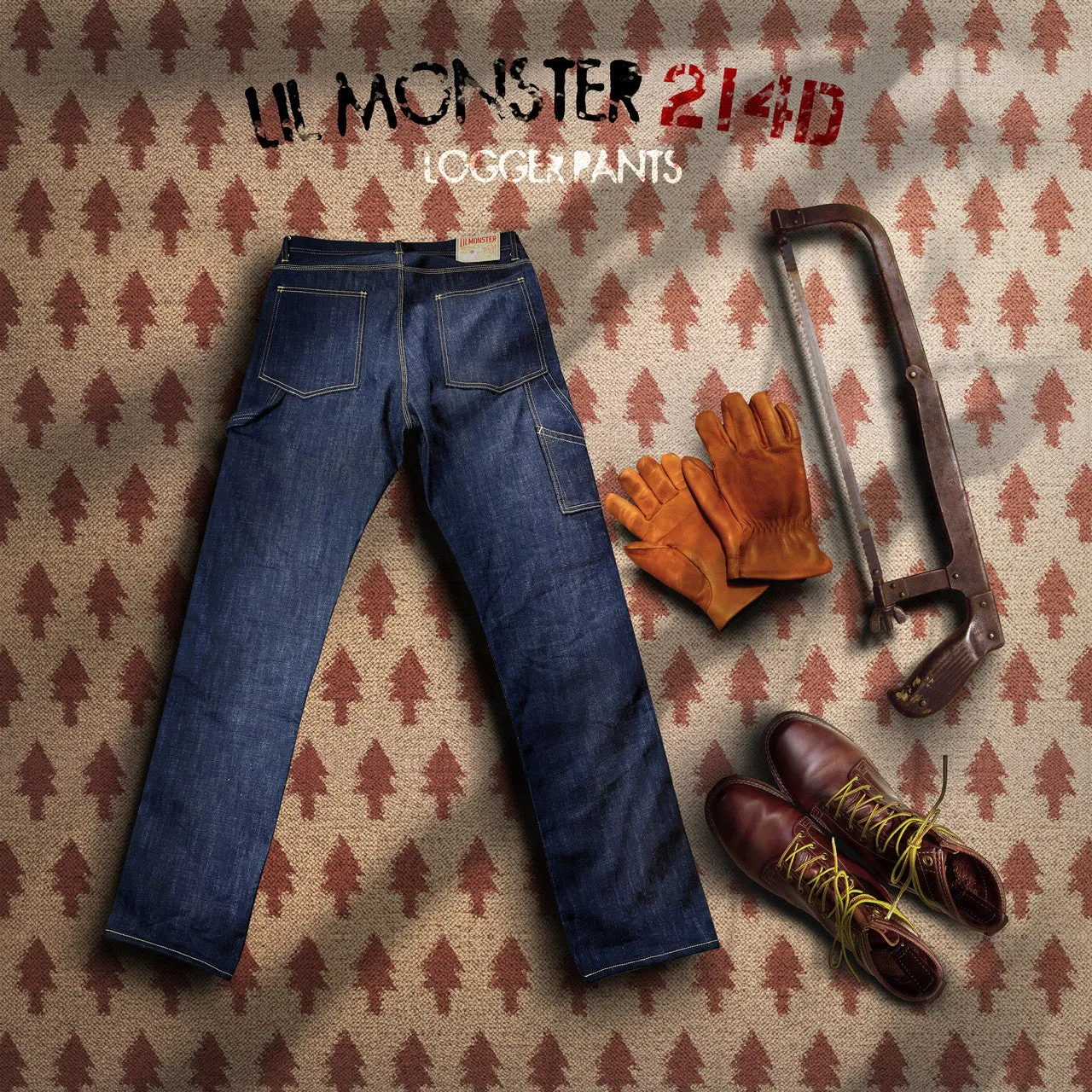 Lil Monster Overalls Logger Pants