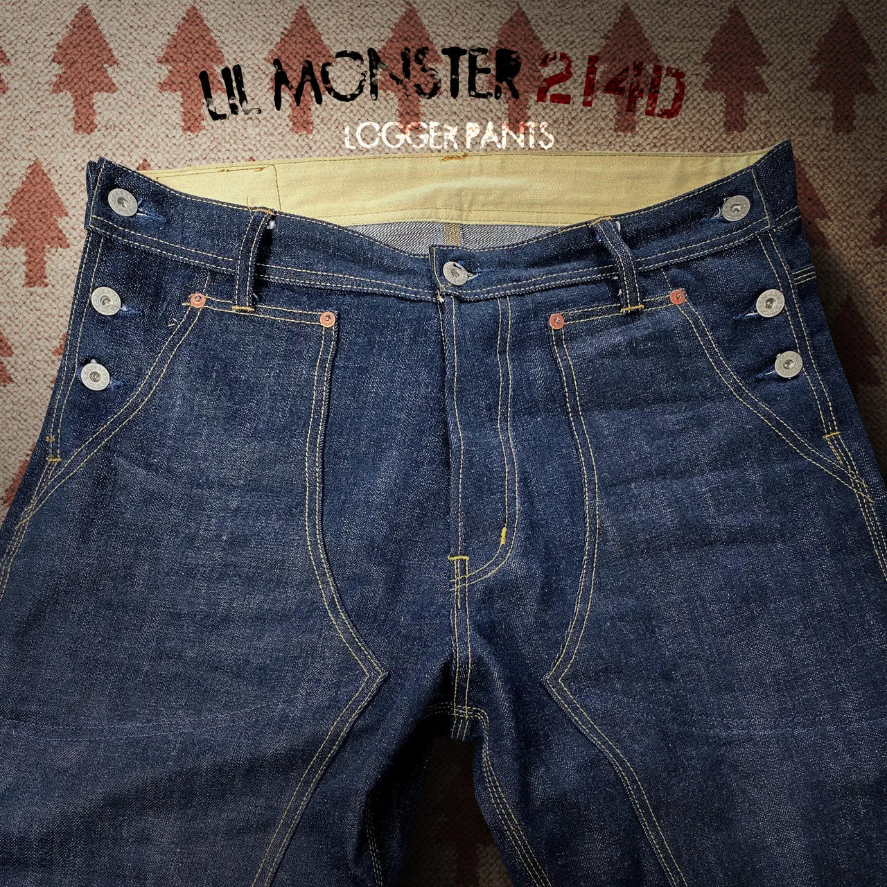 Lil Monster Overalls Logger Pants