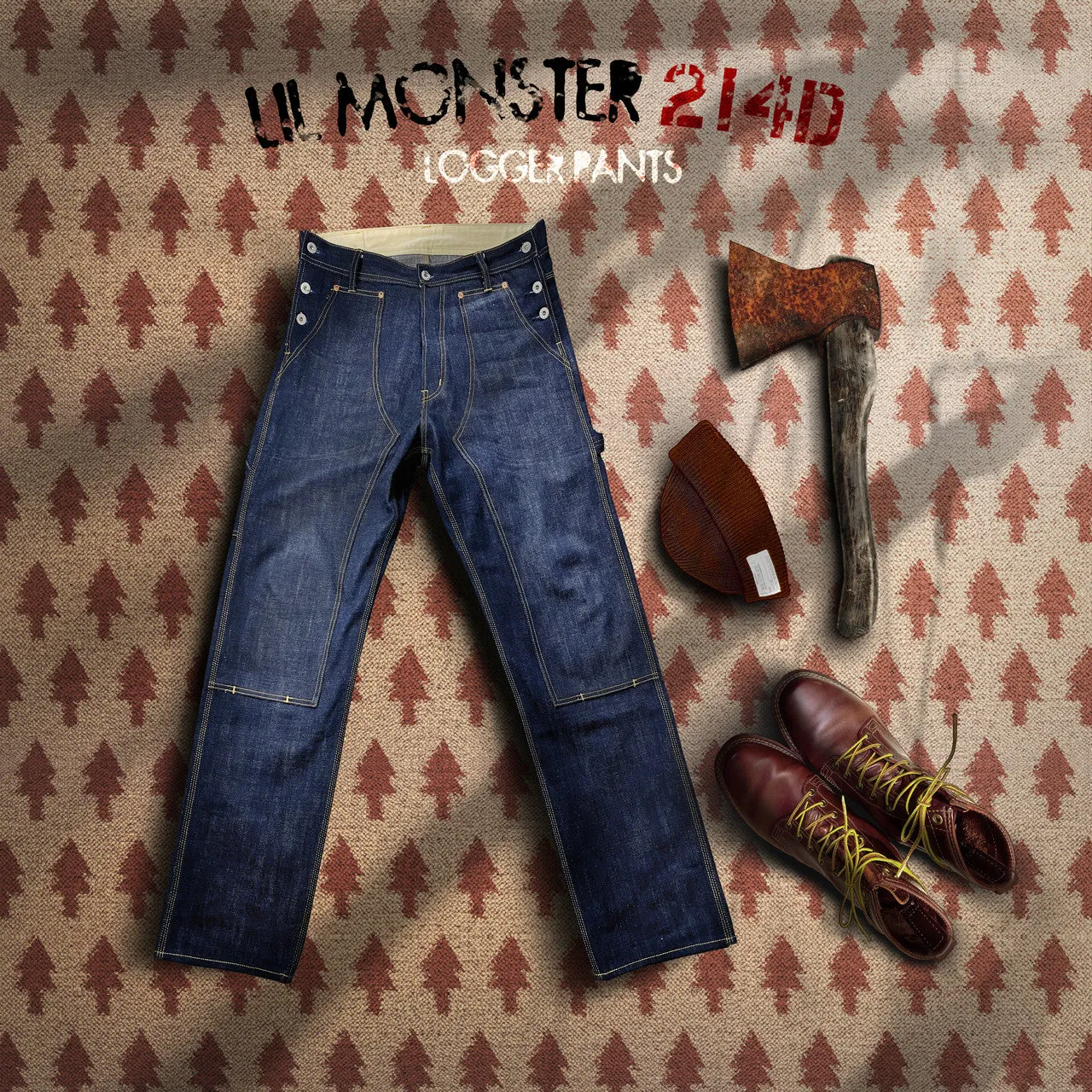 Lil Monster Overalls Logger Pants
