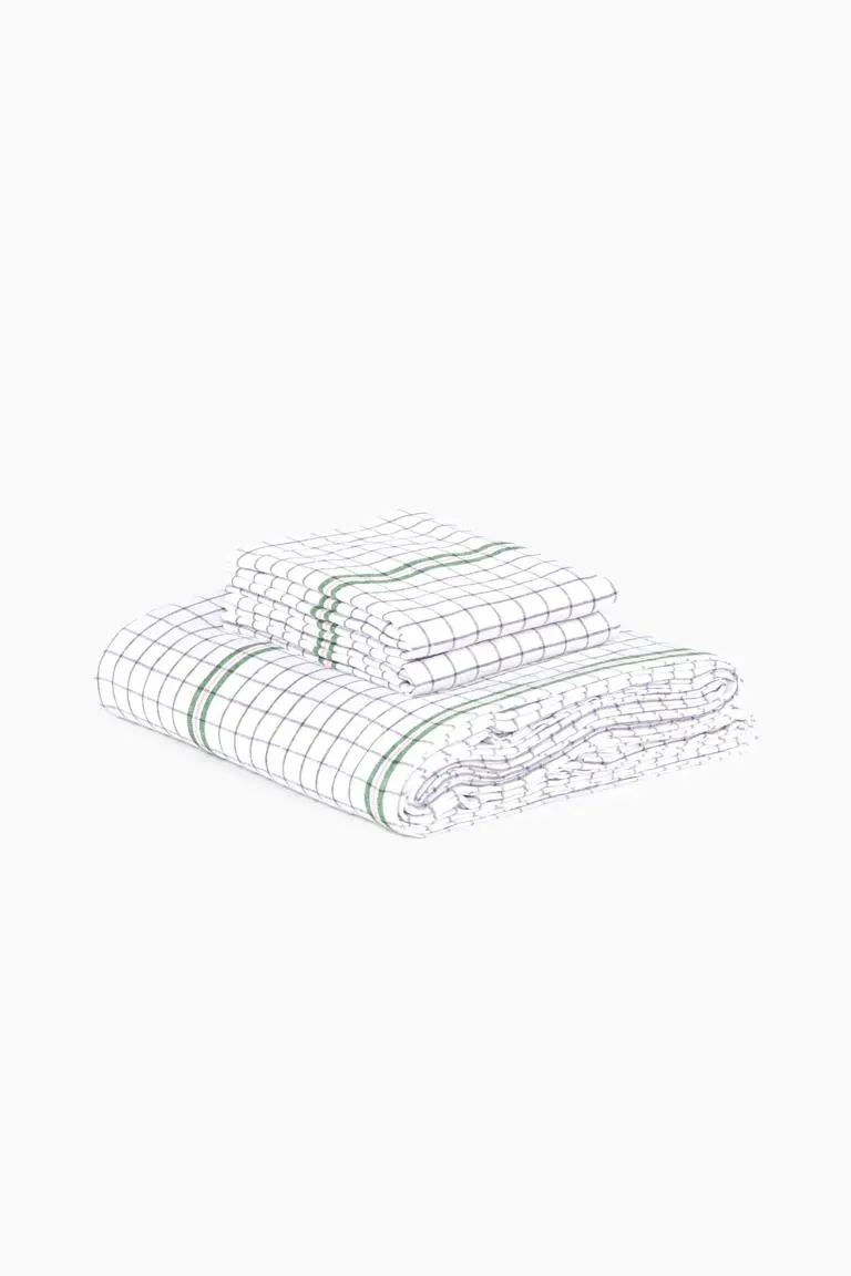 Linen Harmony Sheet Sets-Green