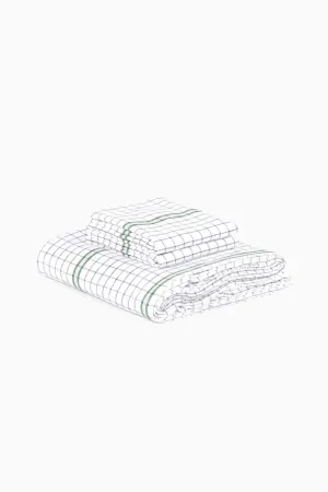 Linen Harmony Sheet Sets-Green