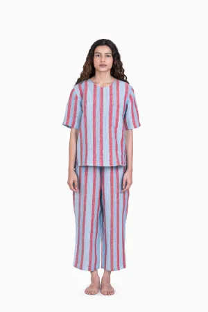 Linen Joanna Co-Ord Set-Vern Red