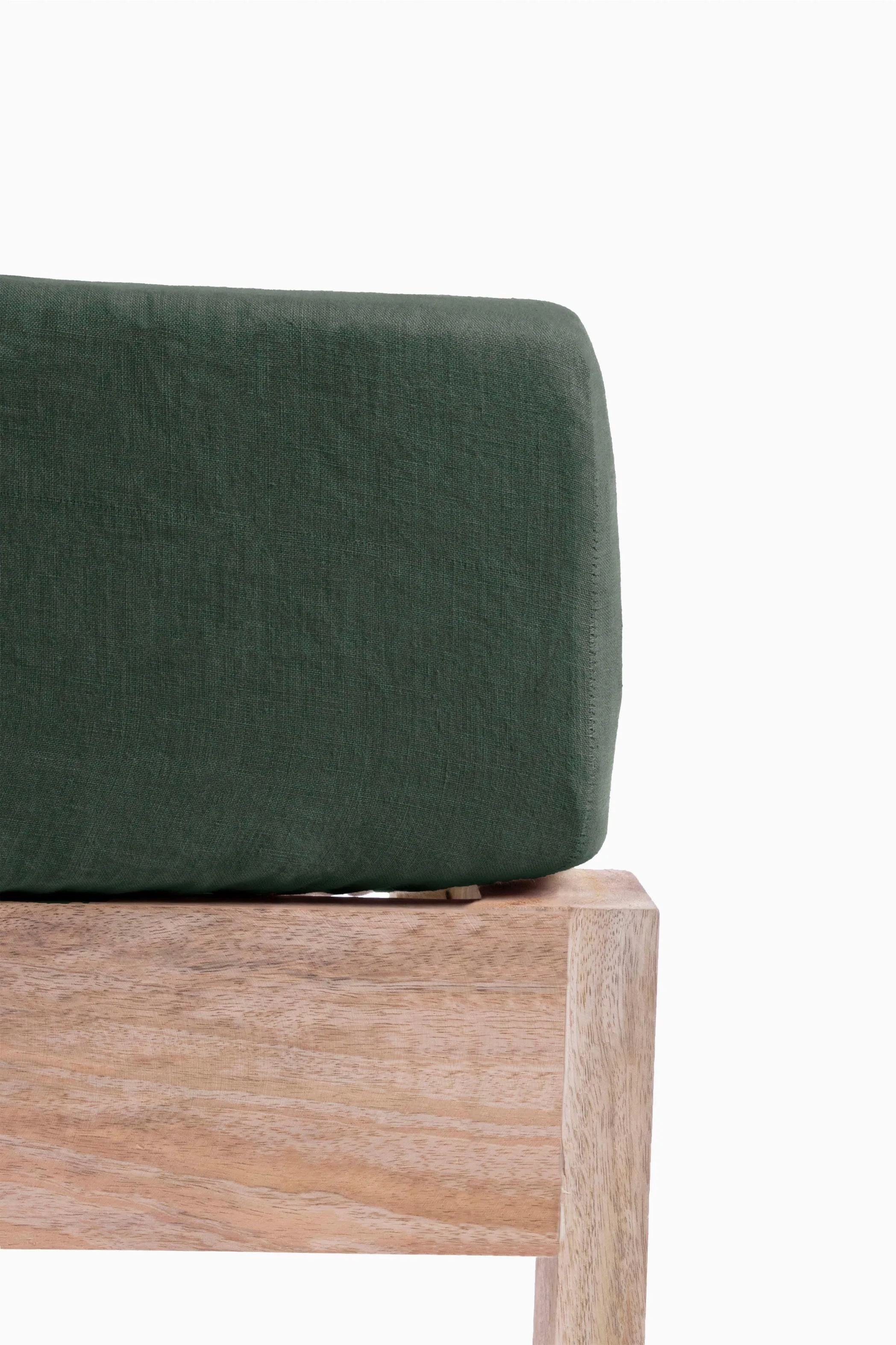 Linen Slumber Solid Sheet Sets-Bottle Green