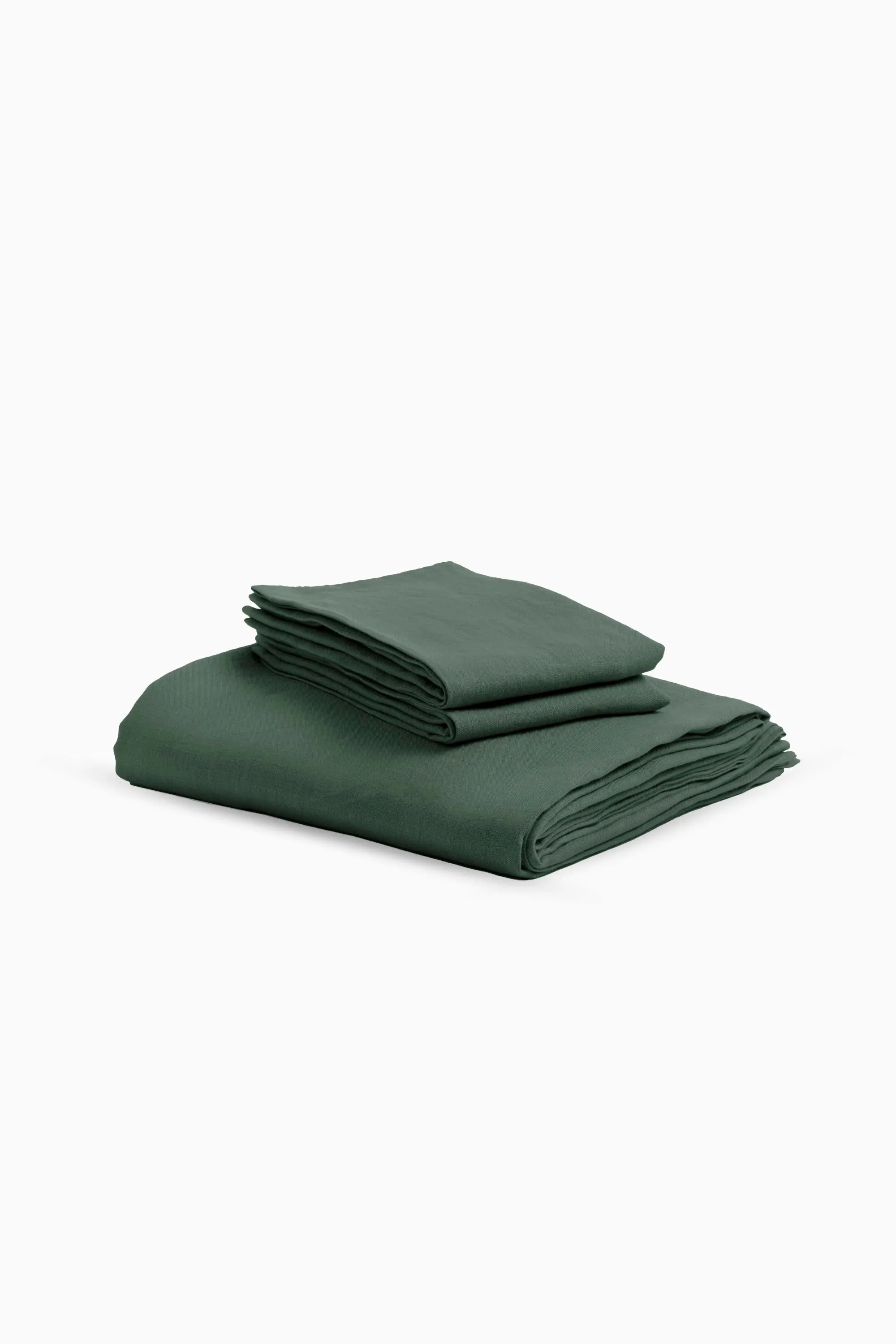 Linen Slumber Solid Sheet Sets-Dusty Gold