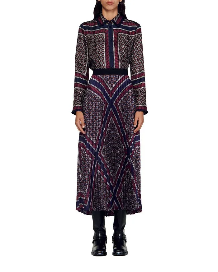 LOANA PLEATED SKIRT
