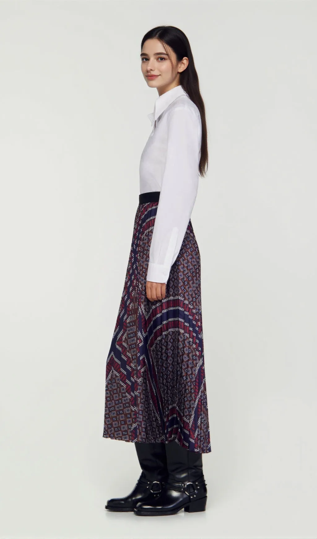 LOANA PLEATED SKIRT