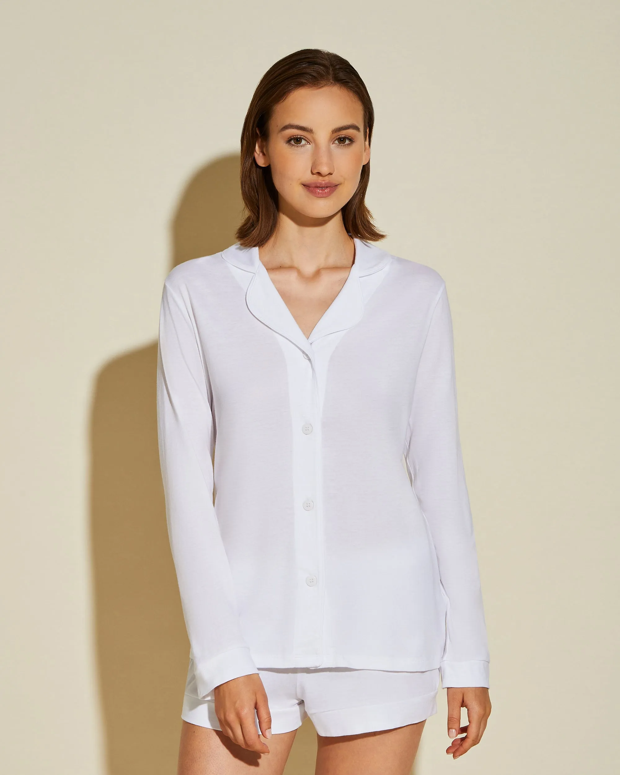 Long Sleeve Top & Boxer Pajama Set