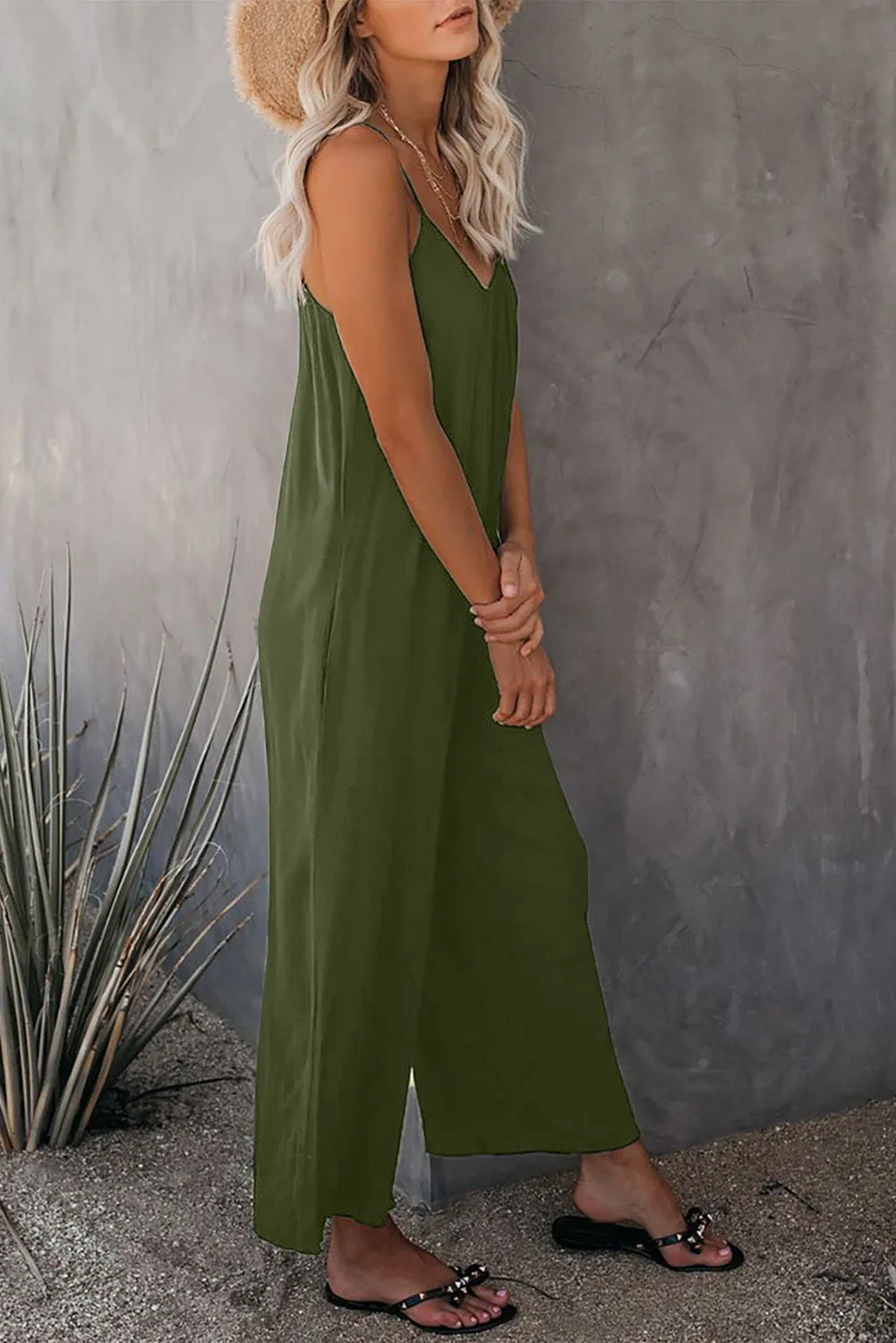 Loose Casual Overalls with Pockets S-231120-20