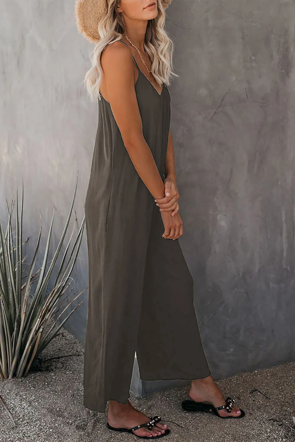 Loose Casual Overalls with Pockets S-231120-20