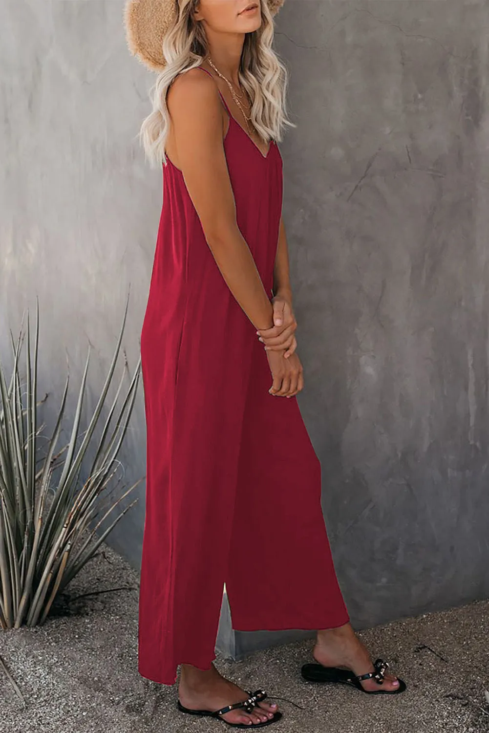 Loose Casual Overalls with Pockets S-231120-20